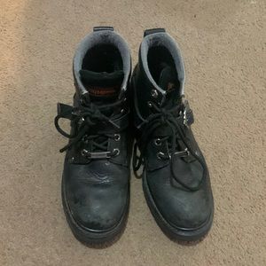 Harley combat boots